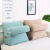 Korean Velvet Large Backrest Triangle Cushion Sofa Waist Support Cushion Office Back Cushion Bed Neck Pillow