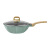 New Green Octagonal Wok Medical Stone Non-Stick Pan Household Wok Less Smoke Non-Stick Frying Pan Universal