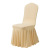 Pleated One-Piece Elastic Chair Cover Hotel Chair Cover Banquet Chair Cover Household Restaurant Seat Cover Factory Wholesale