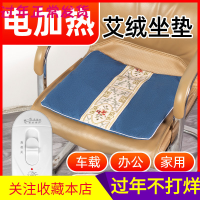 Electric Heating Cushion Household Hip Warming Argy Wormwood Moxa Cushion Office Moxibustion Wholesale Kuaishou and Douyin Generation Hair