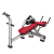 Right Angle Stool Crunch Trainer Adjustable Abdominal Crunch Board