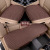 Non-Slip Car Seat Rhombus Linen Three-Piece Set without Backrest All-Season Universal Seat Cushion 3 Pc Cushion Set Factory Wholesale