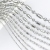 Stainless Steel Series 1.2 -- 10mm round Bead Necklace, Long and Short Beads, Rice Thread Beads. 3:1 Bead Necklace, Stainless