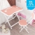 Children 'S Monochrome Learning Table And Chair Folding Two-Piece Set Outdoor Desk-Chair Combination Leisure Suit