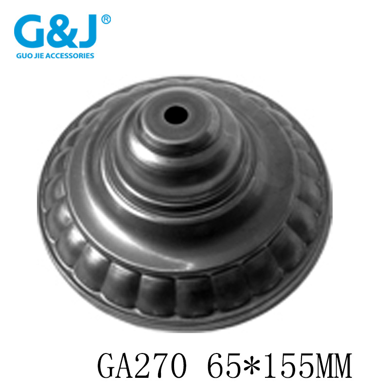 GA270 铁艺圆头烛台底座配件 婚庆金属烛台底座 家居装饰环境瓶盖