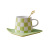 Nordic Ins Ceramic Coffee Set Household Milk Cup Office Coffee Cup Scented Tea Cup Snack Plate Suit