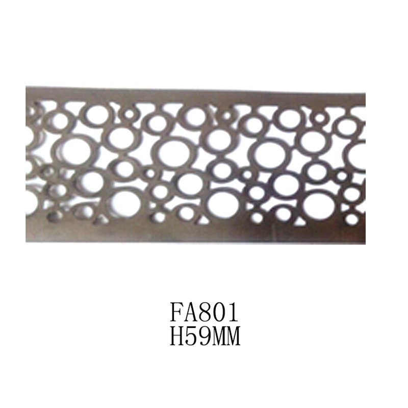 圆圈汽泡铁皮花边灯饰配件冲压工艺五金花边铁艺材质坚固耐用