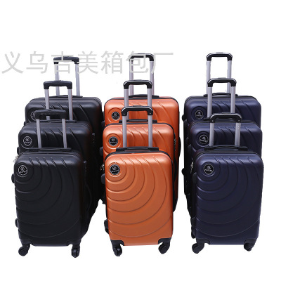 Storage Suitcase 3-Piece Set Boarding Bag Trolley Case Internet Hot New Suitcase Boarding Bag ABS + PCU Luggage