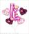 Mother's Day Love, Crown, Lips, Love String Aluminum Balloon --- Hot Sale