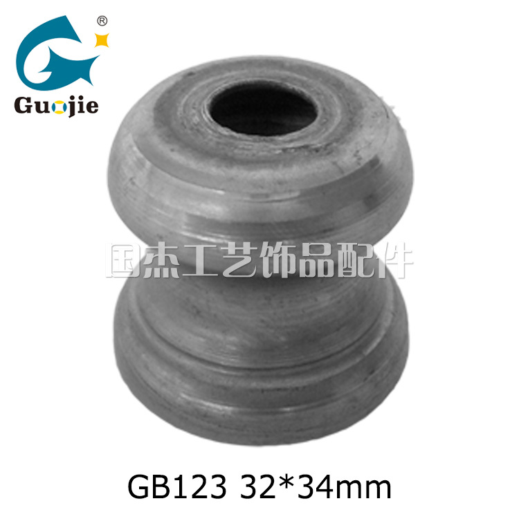 GB123铁皮灯具收细腰工字壶盖子中柱配件  法式宫庭金属餐具提手