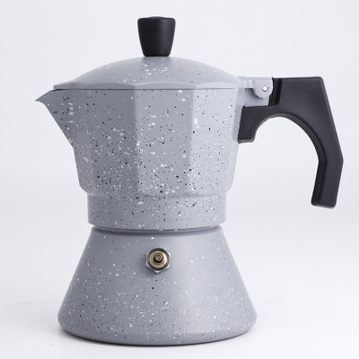 New style aluminum stainless steel polish induction moka pot