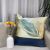 New Leaf Stitching Pillow Cover Artistic Silk Smooth Fabric Cushion Cover Living Room Home Textile Decoration