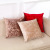 New Flannel Embossed Double-Sided Pillow Cover Red Wedding Bedside Pillowcase Cushion Cover Wedding European Style Throw Pillowcase