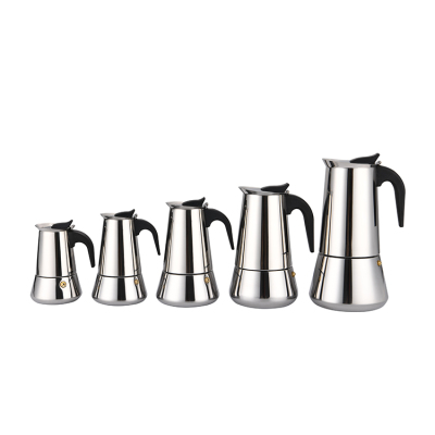 Customized Good Quality 6 Cup Moka Pot Espresso Small Commer