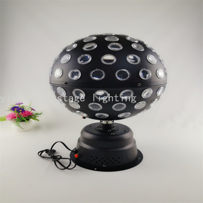 Factory Direct Sales Led Voice-Controlled Rotating Crystal Large Magic Ball Ktv Bar Seven-Color Atmosphere Stage Lights Flash Lamp
