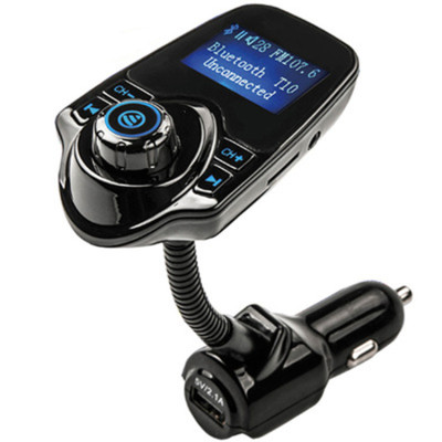 T10 Car MP3 Bluetooth Player Large Screen Amazon Hot Selling Popular Car Car Bluetooth FM Transmitter