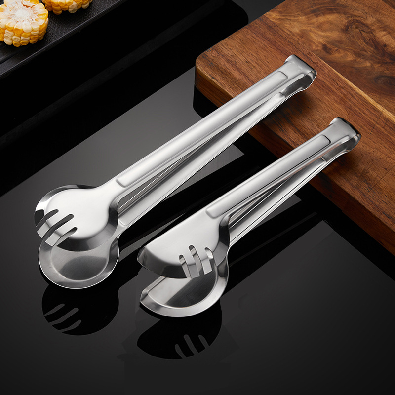 不锈钢半圆夹全圆夹 食品夹面包面条夹自助夹多用途夹子烘焙工具