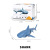 Cross-Border Remote Control Shark 2.4G Swimming Pool Playing Water Spoof Boy TikTok Stall Children's Toys