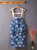 Cotton and Linen Printed Zipper Pocket, Strap Apron Fashion and Generous