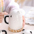Creative Three-Dimensional Cartoon Panda Mug Couple Water Cup Household Coffee Cup Breakfast Cup Gifts for Men and Women Cup