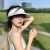 Korean Style Summer UV Protection Sun Protection Hat Topless Hat Children Cycling Outdoor Face Cover Sun Hat Wholesale