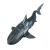 Remote Control Shark Charging Electric Soakable Simulation Swing Light Luminous Shark Model Remote-Control Ship Children's Toy Boy