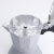 New style aluminum stainless steel polish induction moka pot