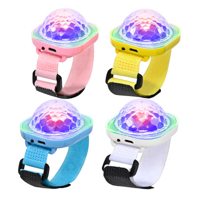 Usb5v Charging Q1 Blue Elf Color Light Wearable Watch Light Car-Mounted Suction Cup Color Light