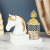 Creative Simulation Horse Head Exquisite Decoration Combination Home Office Decorations Color Chessboard Lattice Incense Burner