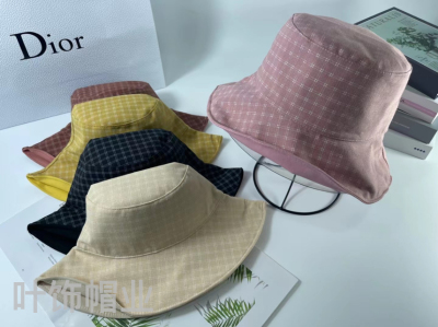 Spring 2022 New Korean Style Cotton and Linen Fashion Reversible Bucket Hat Bucket Hat, Hat Brim Can Be Folded Freely