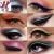 Novelty Double Eyelid Stickers Party Eyeshadow Waterproof Eyeliner Stickers Colorful 5 Pairs Eyeliner Stickers Double 