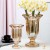 Creative and Classical Roman European Style Storm Lantern Good-looking Internet-Famous Crystal Glass Vase Flower Arrangement Decoration Ornaments