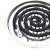 Mosquito Incense Holder with Lid Mosquito Coil Tray Gray Tray Portable Serrated Mosquito Repellent Tray with Lid Mosquito Smudge Box Mosquito Coil Holder