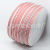 Nylon Printed Ribbon 3.8cm Red and White Color Striped Shoelace Luggage Accessories Elastic Ribbons in Stock Wholesale