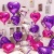 Factory Direct Sales Aluminum Balloon Romantic Decoration Birthday Love Decoration Peach Heart