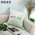 INS Style Girl's Favorite Pillow Fur Ball Sofa Cushion Internet Celebrity Pillow Bedside Backrest Nordic Pillow Cover