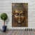 Religious Buddha Head Hanging Painting Meaning Wall Painting Buddhist Decorative Painting Buddhist Hall Buddha Head Buddha Hand Spray Painting Freehand Canvas Painting