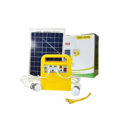 Foreign Trade Popular Style Hot Sale Led Solar Photovoltaic Small System Photovoltaic Lighting 10W