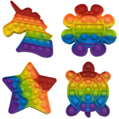 32 Small Rainbow Plum Blossom Five-Pointed Star Turtle Rat Killer Pioneer Child Parent-Child Interaction Bubble Music Educational Toys