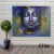 Religious Buddha Head Hanging Painting Implication Painting Atmospheric Buddhist Decorative Painting Buddhist Hall Buddha Head Buddha Hand Spray Painting Freehand Canvas Painting