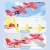 Tiktok Same Style Internet Celebrity Foam Catapult Large Aircraft Children's Hand Throwing Swing Aircraft Gun Launcher Outdoor Toys