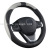 Universal Car Steering Wheel Cover Comfortable PU Leather Handle Cover Breathable Four Seasons Available Inner Ring Black