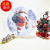 Christmas Holiday Plate Hotel Banquet Placemat Plate Pu Print Christmas Plate Wedding Dinner Plate