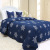 Home Textile Snowflake Christmas Three-Piece Quilt Active Printing and Dyeing Computer Embroidery Factory Wholesale