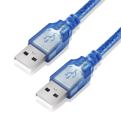 Copper USB Male-to-Male Data Cable Transparent a Male to a Male Extension Cable Double Shielded Copy USB Cable