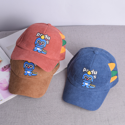 Cartoon Moetry Baby Peaked Cap Autumn and Winter Boys and Girls Cute Sun Hat Spring and Autumn Fashion Children's Baseball Cap Tide
