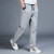 Casual Pants Men's Autumn Middle-Aged and Young Trousers Men's Middle-Aged and Elderly Men's Clothing Sports Pants Men's Loose Waist Trimming Straight Sweatpants