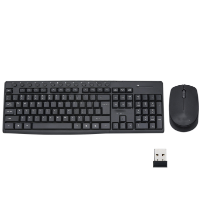 Foreign Trade Wireless Keyboard and Mouse Set Factory Wholesale Western Keyboard Spot Cross-Border Supply Can Be Customized