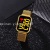 New LED Men's Magnetic Buckle Electronic Watch Creative Heart Screen Internet Celebrity Milan with Watch