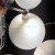 Factory Direct Sales Led Wedding Stage 10-Head Luminous Acrylic Milky White Bubble Chandelier Ball Decorative Lamp